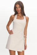 Mahlia Wrap Romper Oat