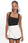 Breakaway Shorts Crochet White