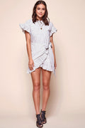 Lulu Frilly Summer Dress White