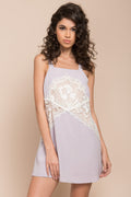 Lauren Lace Details Dress Lilac